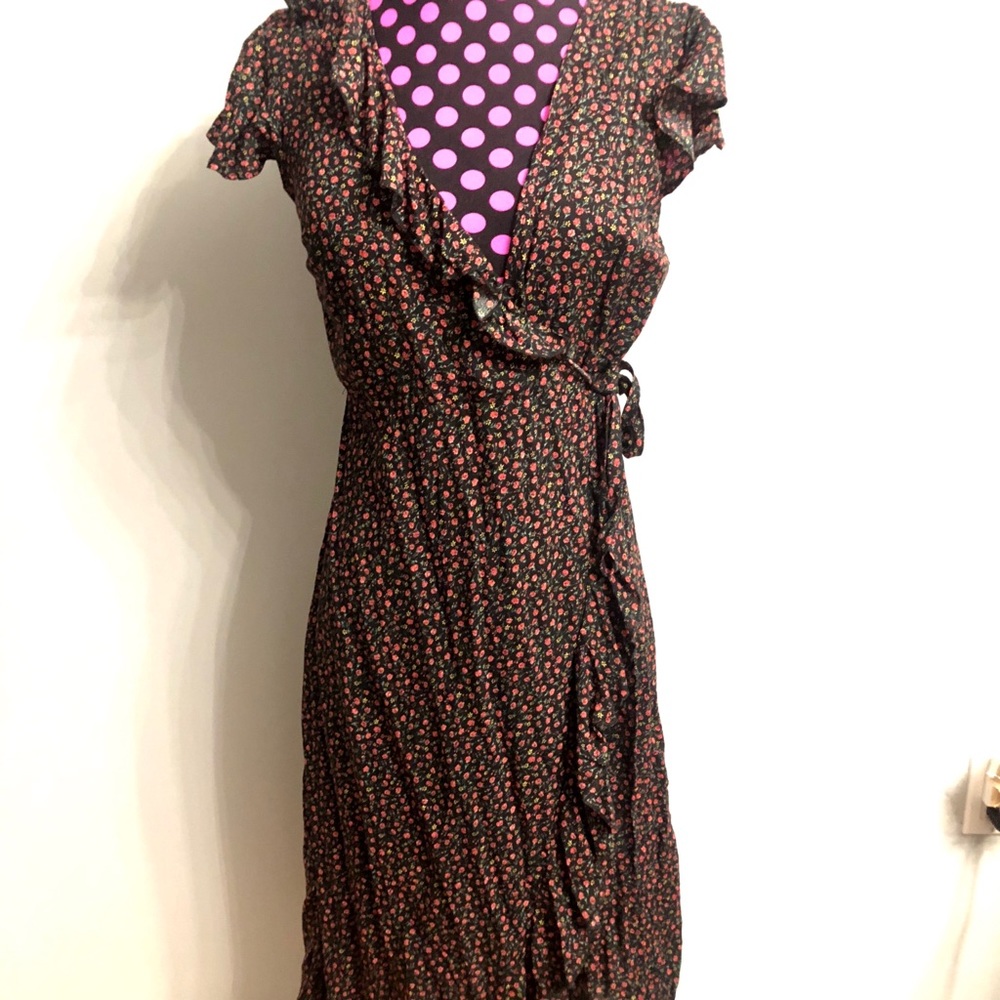 Wrap Midi Dress